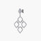 Boucles d'oreilles Boucles d'oreilles "arabesques" diamants 58 Facettes P1L3