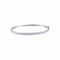 Bracelet Bracelet jonc en or blanc et diamants 58 Facettes