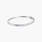Bracelet Bracelet jonc en or blanc et diamants 58 Facettes
