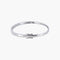 Bracelet Bracelet jonc en or blanc et diamants 58 Facettes