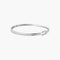 Bracelet Bracelet jonc en or blanc et diamants 58 Facettes