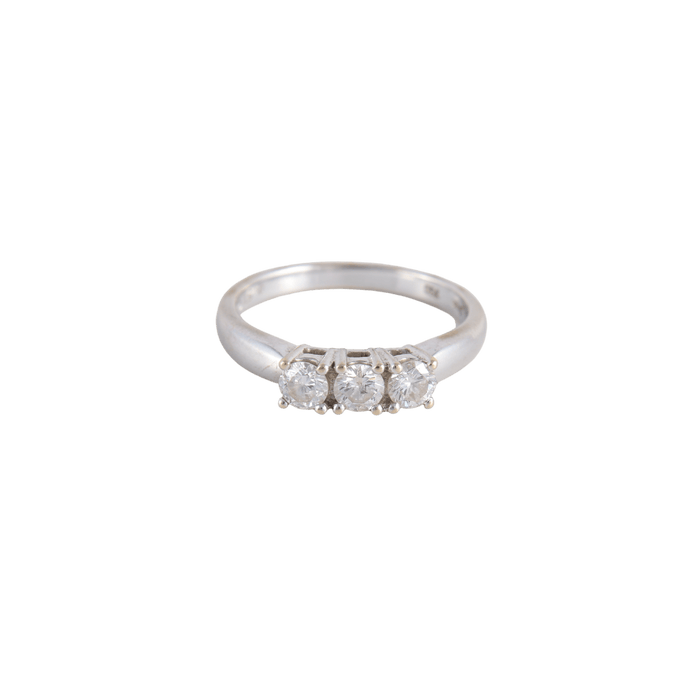 Bague 51 Bague Trilogie Diamants 0.45ct 58 Facettes FM103