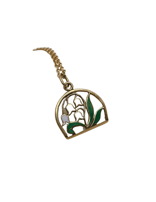 Pendentif Pendentif Art Nouveau Muguet 58 Facettes