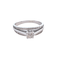 Bague Bague ancienne solitaire or gris, diamant 58 Facettes AA 1547