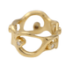 Ring 49 DALI Ring in Yellow Gold and Diamonds 58 Facettes D359541JC
