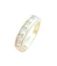 Half Alliance Diamond Ring 0,70 carat Yellow Gold 58 Facettes AA 1612