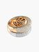 Ring 52 ASYMMETRICAL YELLOW GOLD RING WITH DIAMOND PAVING 58 Facettes 413 50026
