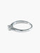 Ring 54 WHITE GOLD SOLITAIRE RING 58 Facettes 412 00219