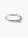 Ring 54 WHITE GOLD SOLITAIRE RING 58 Facettes 412 00219
