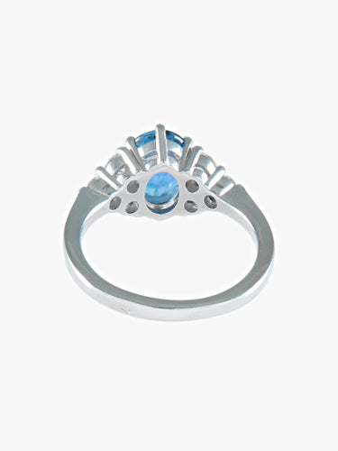 Bague 52 BAGUE SAPHIR ET DIAMANTS 58 Facettes 418 50058