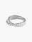 Bague 52.5 ALLIANCE DEMI TOUR DIAMANTS OR GRIS 58 Facettes 404 50032