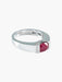 Ring 54 CRADLE RUBY AND DIAMOND RING 58 Facettes 419 50025