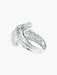 Bague 54 BAGUE OR GRIS PAVAGE DIAMANTS 58 Facettes 413 50025