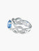 Ring 54 WHITE GOLD SAPPHIRE AND DIAMOND RING 58 Facettes 418 50066