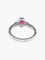 Bague 52 BAGUE RUBIS OR BLANC 58 Facettes 41950017