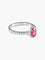 Bague 52 BAGUE RUBIS OR BLANC 58 Facettes 41950017