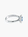 Ring 53 SAPPHIRE AND DIAMOND MARGUERITE RING 58 Facettes 418 50136