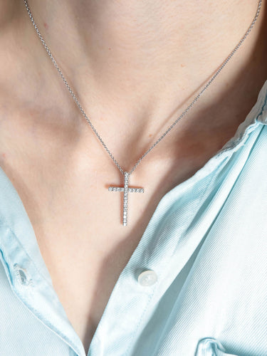 Pendentif PENDENTIF CROIX DIAMANTS 58 Facettes 452 50033