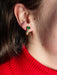 Earrings EMERALD AND DIAMOND EARRINGS 58 Facettes 477 00018