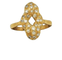 Bague 57 Bague en Or jaune, diamants 58 Facettes