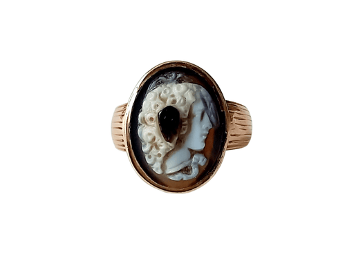 Ring 58 Yellow Gold Ring Cameo 58 Facettes