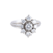 Ring Pompadour ring, diamonds 58 Facettes