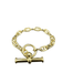 HERMÈS Bracelet - Vintage Anchor Chain Bracelet Yellow Gold 58 Facettes