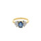 Bague 53 Bague 2 ors diamants et Aigue-marine 58 Facettes 27223
