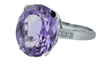 Ring 49 Mauboussin ring amethyst white gold diamonds 58 Facettes