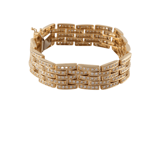 Bracelet Bracelet Grains de riz pavage Diamants 58 Facettes 1