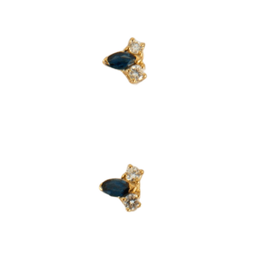 Boucles d'oreilles Boucles d'oreilles Diamants Saphirs 58 Facettes EL2-64