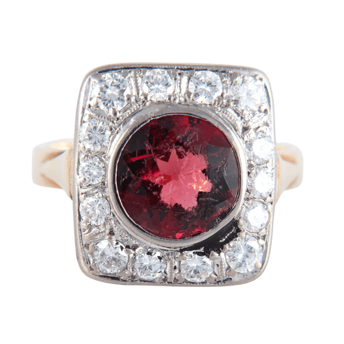 Bague 59 Bague Grenat Diamants 58 Facettes 220382