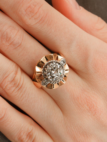 Bague Bague Diamants taille rose 58 Facettes