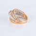 Ring 54 Two-tone openwork ring Diamonds 58 Facettes 1