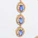 Earrings Tanzanite and Diamond Earrings 58 Facettes 1