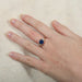 Ring 52 Ceylon Sapphire Diamond Ring 58 Facettes 8173