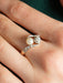 Ring 55 Toi & Moi Gold Pearl and Diamond Ring 58 Facettes