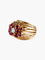 Bague 52 Bague Or, Platine Rubis et Diamant 58 Facettes
