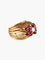 Bague 52 Bague Or, Platine Rubis et Diamant 58 Facettes