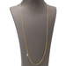 Bearded chain necklace in solid gold 58 Facettes E359223A