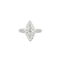 Bague 56.5 Bague or blanc, diamants 58 Facettes HS4196