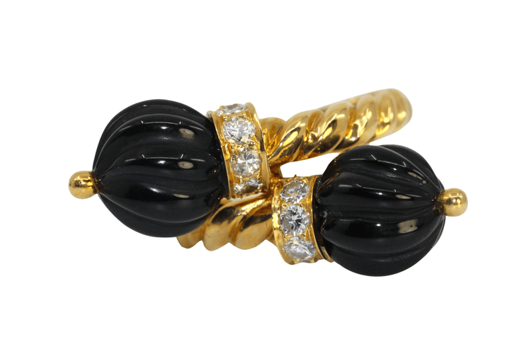 Bague CHAUMET - Bague Onyx Diamants 58 Facettes