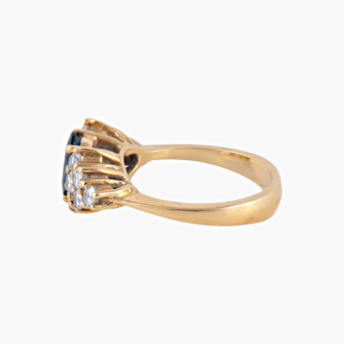 Bague 48 Bague Saphir et Diamants 58 Facettes