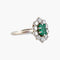 Bague 47 Bague Marguerite Emeraude et diamants 58 Facettes