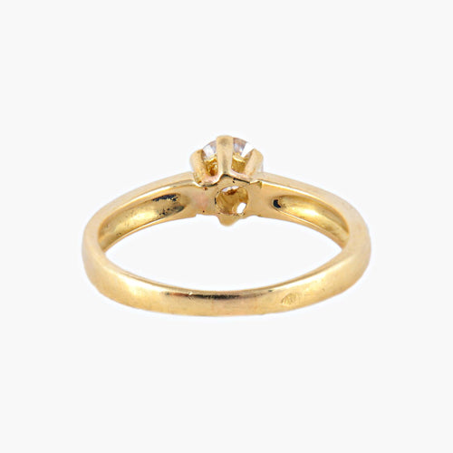 Bague 50 Bague Solitaire 0.35ct 58 Facettes