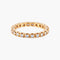Bague 52 Alliance américaine or jaune diamants 58 Facettes