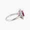 Bague 54 Bague Marguerite Rubis et Diamants 58 Facettes