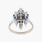 Bague Bague Saphirs et Diamants 58 Facettes