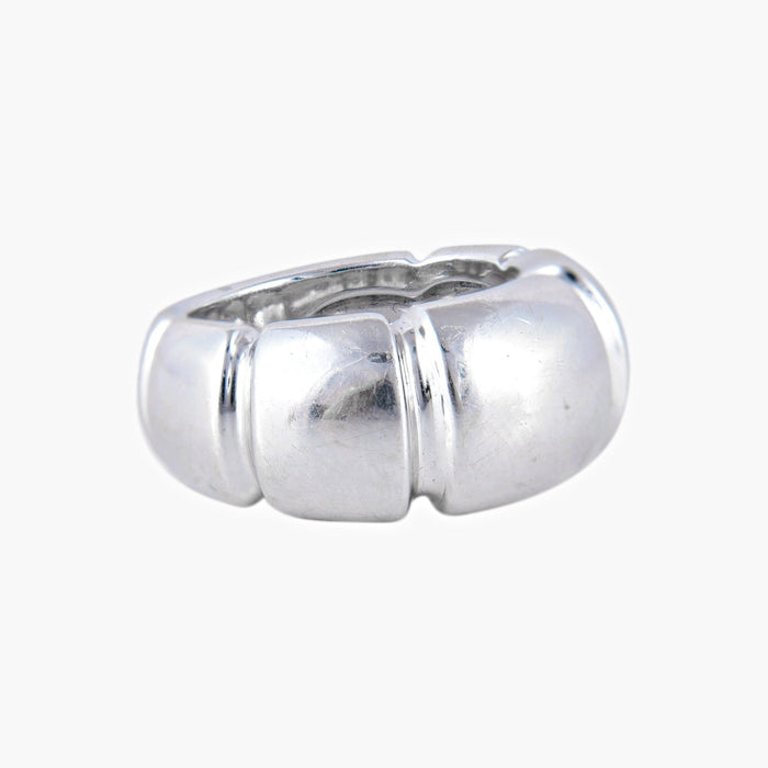 Bague 47 Bague Jonc Or gris 58 Facettes