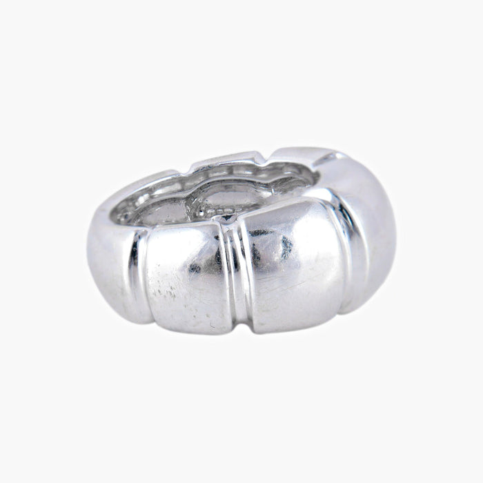 Bague 47 Bague Jonc Or gris 58 Facettes